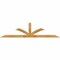 Ekena Millwork Richland Rough Sawn Timber Gable Bracket, Western Red Cedar, 96"W x 24"H x 4"D x 4"F, 6/12 Pitch GBW096X24X0404RIC00RWR - alternate 1